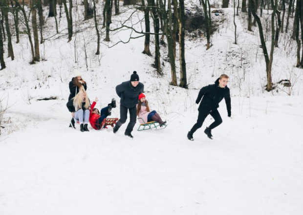 snowshoeing